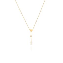 MOISS náhrdelník ze žlutého zlata SRDCE