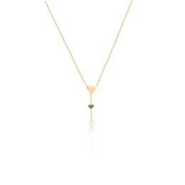 MOISS náhrdelník ze žlutého zlata SRDCE