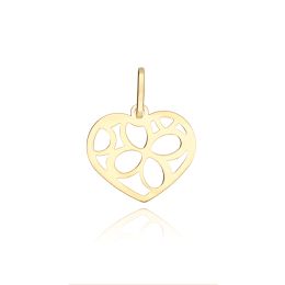 MOISS přívěsek ze žlutého zlata SRDCE