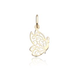 MOISS přívěsek ze žlutého zlata MOTÝL