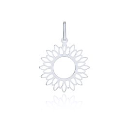 MOISS přívěsek z bílého zlata KVĚTINA
