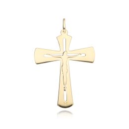 MOISS přívěsek ze žlutého zlata KŘÍŽEK