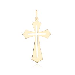 MOISS přívěsek ze žlutého zlata KŘÍŽEK