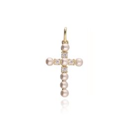 MOISS přívěsek ze žlutého zlata KŘÍŽEK