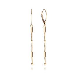 MOISS náušnice ze žlutého zlata