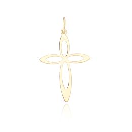 MOISS přívěsek ze žlutého zlata KŘÍŽEK