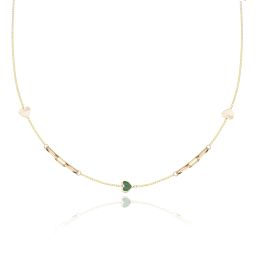 MOISS náhrdelník ze žlutého zlata SRDCE