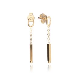 MOISS náušnice ze žlutého zlata