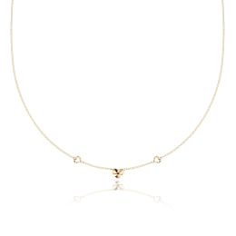 MOISS náhrdelník ze žlutého zlata SRDCE