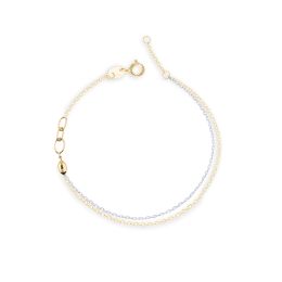 MOISS náramek ze žlutého zlata BICOLOR