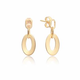 MOISS náušnice ze žlutého zlata