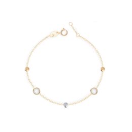 MOISS náramek ze žlutého zlata BICOLOR