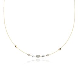 MOISS náhrdelník ze žlutého zlata AKVAMARÍN