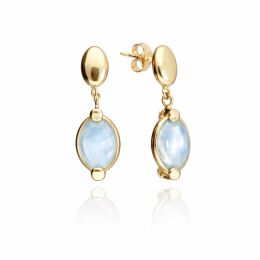 MOISS náušnice ze žlutého zlata