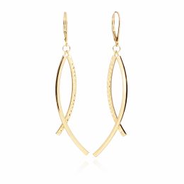 MOISS náušnice ze žlutého zlata