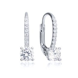 MOISS náušnice z bílého zlata