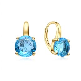 MOISS stříbrné náušnice GOLD