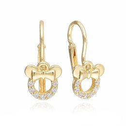 MOISS náušnice ze žlutého zlata MINNIE