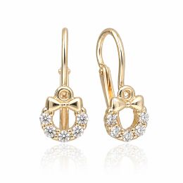 MOISS náušnice ze žlutého zlata MAŠLE