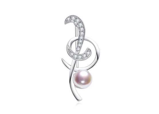 MOISS stříbrná brož