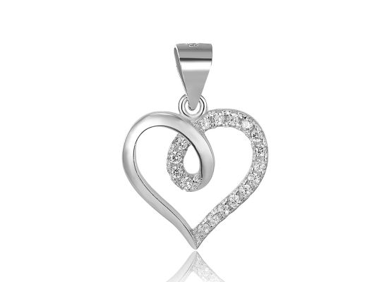 MOISS stříbrný přívěsek SRDCE