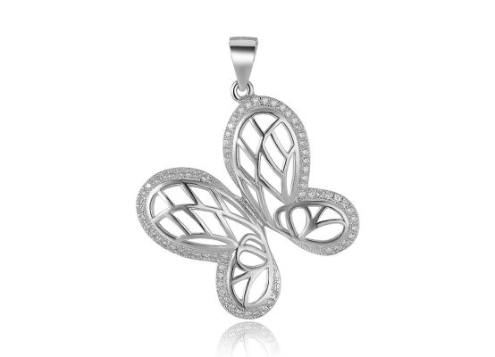 MOISS stříbrný přívěsek MOTÝL