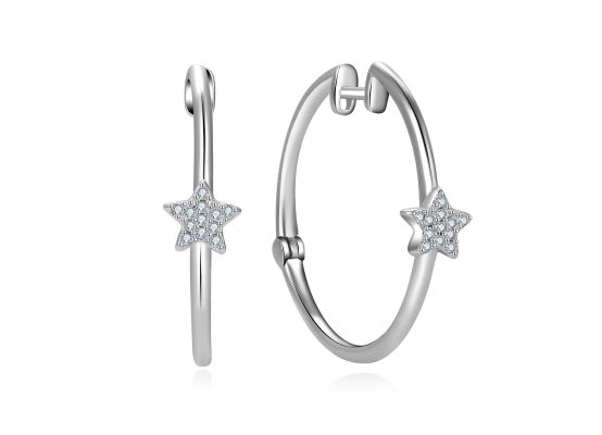 MOISS stříbrné náušnice HVĚZDA
