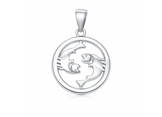 MOISS stříbrný přívěsek RYBY