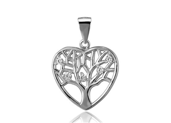 MOISS stříbrný přívěsek SRDCE