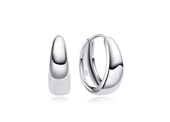 MOISS stříbrné náušnice KRUHY