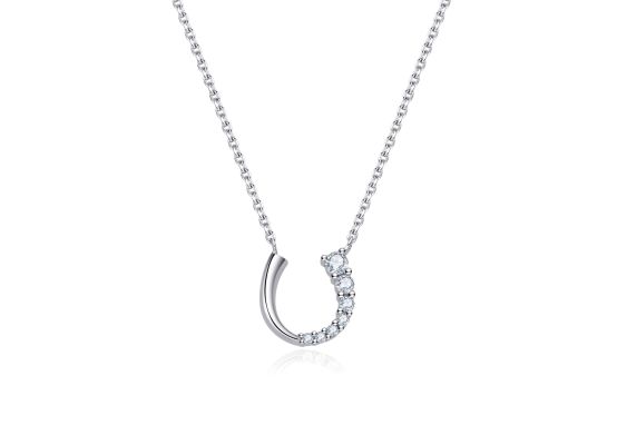 MOISS stříbrný náhrdelník PODKOVA