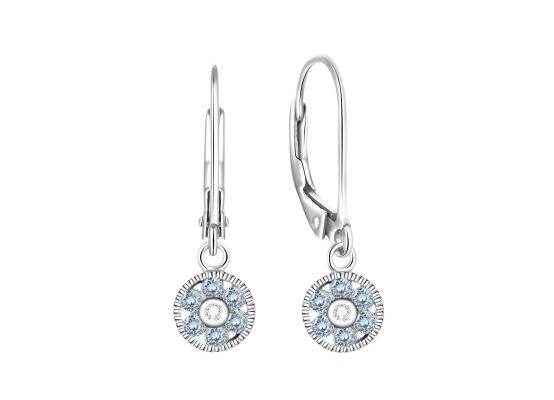 MOISS stříbrné náušnice KVĚTINA