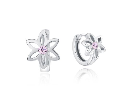 MOISS stříbrné náušnice KVĚTINA