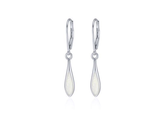 MOISS opálové stříbrné náušnice