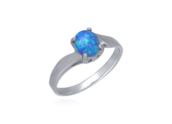 MOISS opálový stříbrný prsten