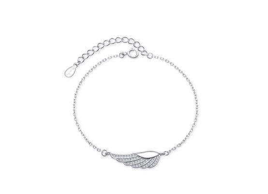 MOISS náušnice ze žlutého zlata KŘÍDLO