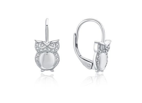 MOISS stříbrné náušnice SOVA