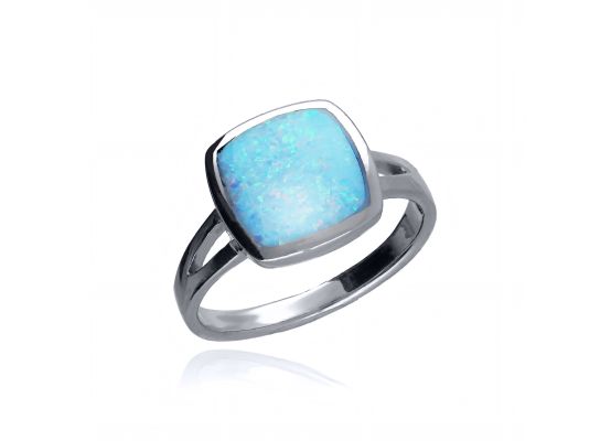 MOISS opálový stříbrný prsten