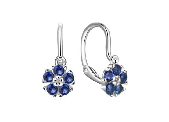 MOISS stříbrné náušnice KVĚTINA