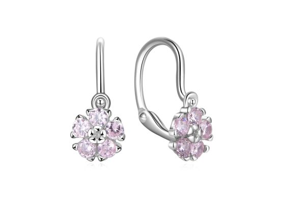 MOISS stříbrné náušnice KVĚTINA