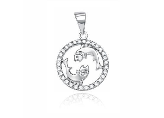 MOISS stříbrný přívěsek RYBY