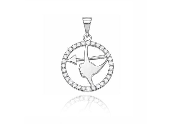 MOISS stříbrný přívěsek STŘELEC