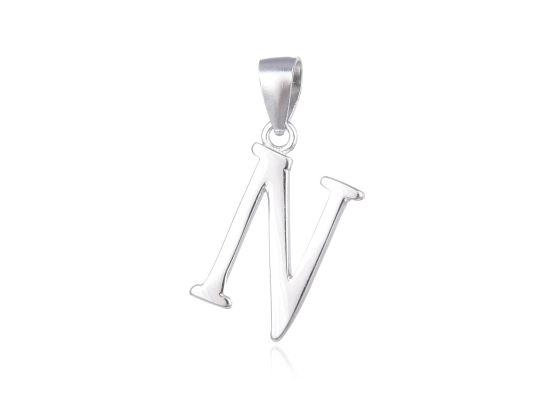 MOISS stříbrný přívěsek PÍSMENO N