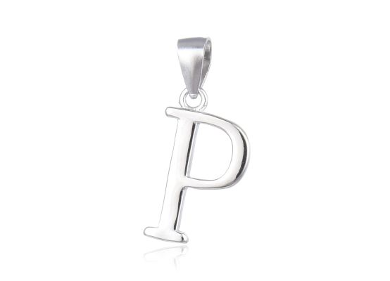 MOISS stříbrný přívěsek PÍSMENO P