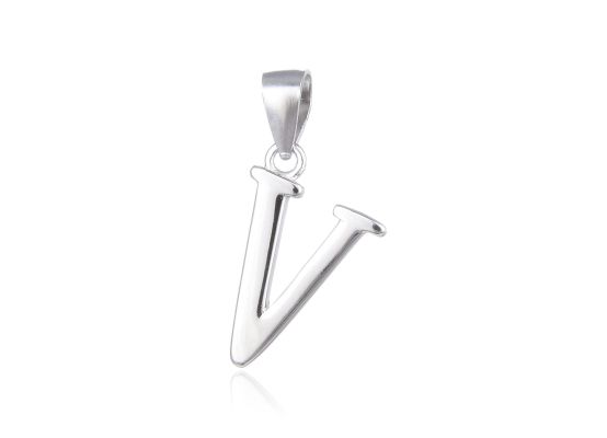 MOISS stříbrný přívěsek PÍSMENO V