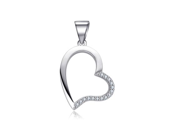 MOISS stříbrný přívěsek SRDCE