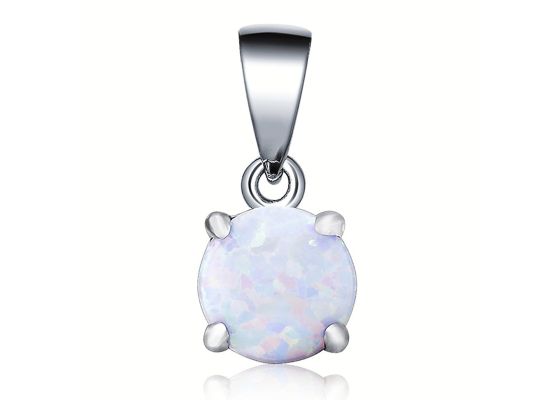 MOISS stříbrný přívěsek OPÁL