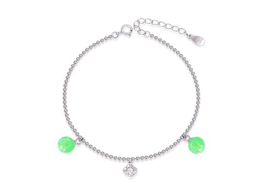 MOISS stříbrný náramek OPÁL