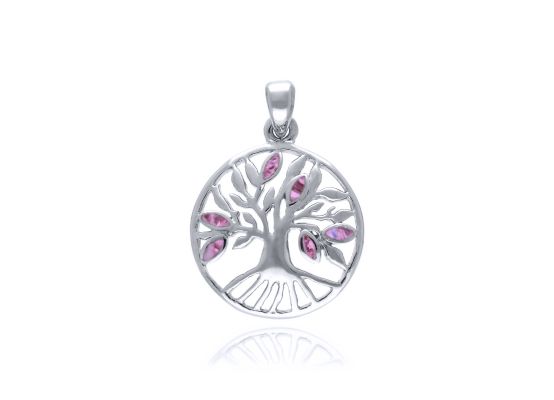 MOISS opálový stříbrný přívěsek STROM