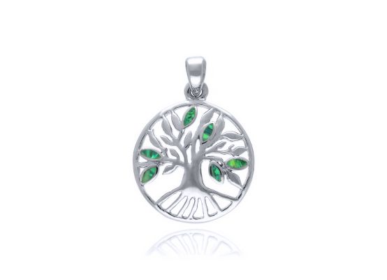 MOISS opálový stříbrný přívěsek STROM